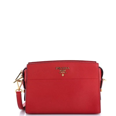 Prada Bibliotheque Crossbody Saffiano Leather - Image 1 of 4