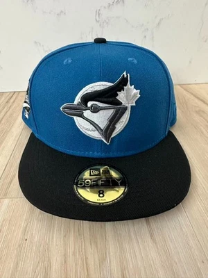 Toronto Blue Jays New Era 59FIFTY Fitted 2 Tone Hat 1993 World Series Patch Grey - Image 1 of 3
