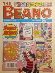 Beano Comic - #2559 - August 3rd 1991 - Buy 3 or more & Get 15% Discount - Picture 1 of 1