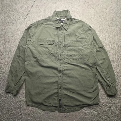 Vintage 5.11 Tactical Series Heavy Military Button Long Sleeve Shirt Mens Large - Image 1 of 4
