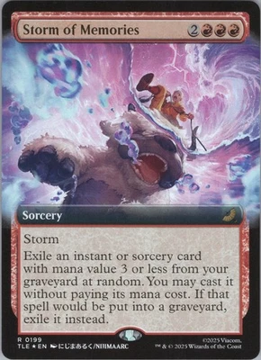MTG Foil Storm of Memories (Extended Art) R Avatar: The Last Airbender: Eternal- - Image 1 of 2