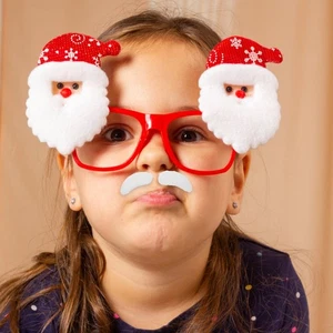  6 Pairs Fake Eyebrows Self Adhesive Santa Claus Eyebrows Christmas Cosplay - Picture 1 of 12