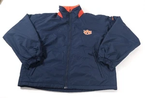 Columbia University Of Auburn Herren Jacke blau Fleece gefüttert Größe M - Bild 1 von 9