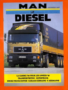 MAN TRUCKS / GAMME G 90 / TRANSPORTBETON / REVUE " MAN DIESEL " 1987 - Picture 1 of 5