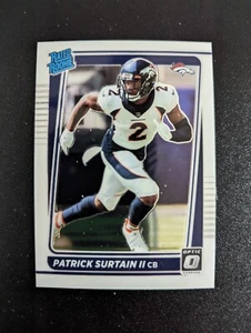2021 Donruss Optic Patrick Surtain II Rated Rookie RC #244 Broncos - Picture 1 of 2