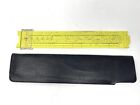 Vintage Slide Rule Pickett Microline 120 Student With Leather Case
