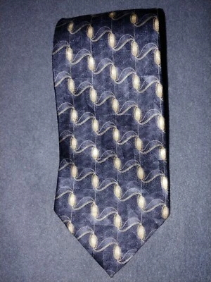 Corbata de seda estampada negra y gris Galleria & Co - 60L 4W Foto 1 de 4