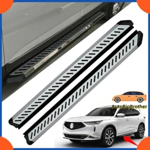 Fits For Acura MDX 2022-2024 Fixed Running Boards Side Steps Pedals Nerf Bar - Imagen 1 de 8