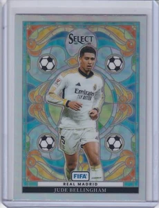 2023/24 PANINI SELECT FIFA SOCCER JUDE BELLINGHAM STAINED GLASS CASE HIT SSP - Picture 1 of 2
