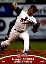 2007 Lowell Spinners Grandstand #12 Joseph Guerra David Panama Baseball Card