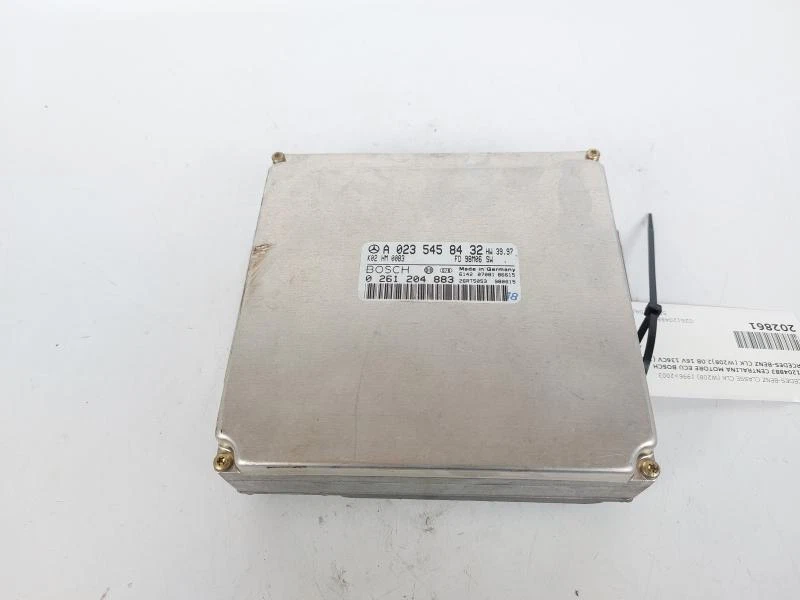 0261204883 CENTRALINA MOTORE ECU BOSCH MERCEDES-BENZ CLK (W208)2.0B 16V 136CV (2 - Immagine 1 di 3
