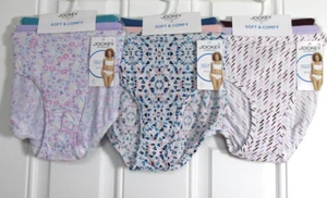 3 PAIRS WOMENS JOCKEY SUPERSOFT SOFT & COMFY MODAL STRETCH BIKINI PANTIES 7 9 10 - Picture 1 of 22