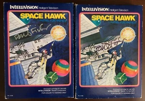 Space Hawk from Mattel Electronics for Intellivision Empty Box signed - Picture 1 of 11
