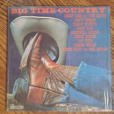 Big Time Country Vinyl LP Cash Carter Robbins Wynette Dean Jackson Horton M/NM - Image 1 of 4