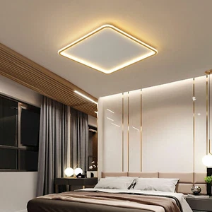 LED Ceiling Light Flush Mount Modern Chandelier Lighting Fixture with Remote - Picture 1 of 10
