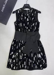 DOLCE & GABBANA dress £2550 worth IT size 38/INT XS/UK 6/US 2 immaculate - Picture 1 of 13