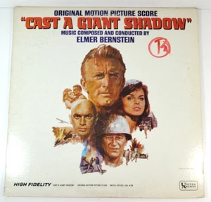 Elmer Bernstein – "Cast A Giant Shadow" Original Motion Picture Score Vinyl LP - Picture 1 of 4