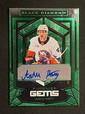 22-23 Upper Deck Black Diamond Aatu Raty Rookie Gems Auto 1/5 New York Islanders