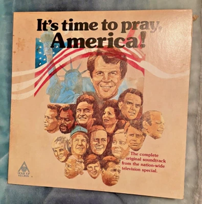 It's Time to Pray, America w/ Johnny Cash, Jimmy Carter, Tom Landry LP Vinyl  - Image 1 of 4