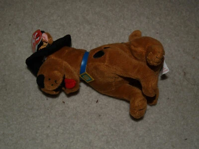 Ty Beanie Baby - SCOOBY DOO el perro (Halloween - sombrero de bruja) como nuevo Foto 1 de 4