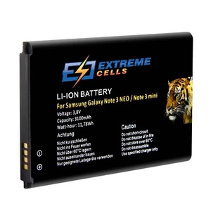 Extremecells Akku passend für Samsung Galaxy Note 3 Neo Mini SM-N7505 Batterie - Bild 1 von 2