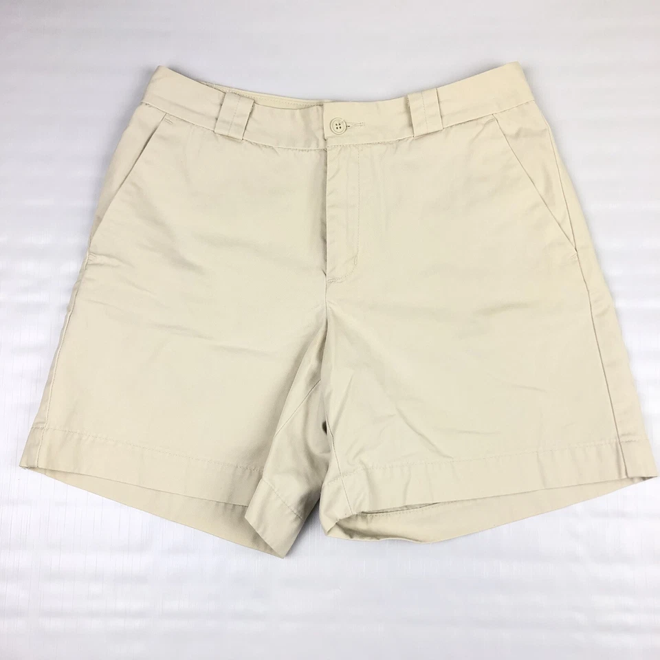 Pantalones Cortos Chinos GAP City Beige Tostado Fin de Semana 6" Informales Para Mujer Talla 2 Foto 1 de 4