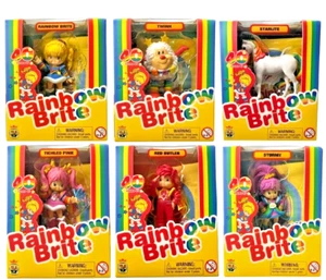 Rainbow Brite 40th Anniversary Mini Figures COMPLETE Set 6 New TLS Toys CheeBee - Picture 1 of 15