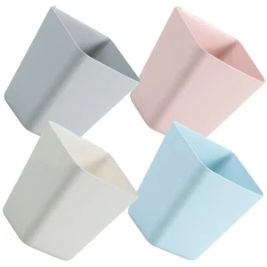 4pcs Hanging Storage Holder Storage Containers Hanging Buckets Rolling Cart - Picture 1 of 12