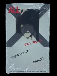 SEALED, ALL – She's My Ex / Crazy? CRUZ C-005, audio cassette, US, 1989 - Picture 1 of 6