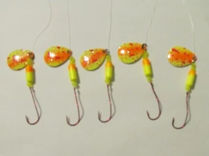 SUZIES SPINNERS 5 Slow Death Floater Crawler Harnesses Colorado Blades - Picture 1 of 2