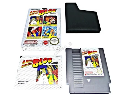 BLOB NES RARE GAME PAL ORIGINAL SUIT NINTENDO ENTERTAINMENT COLLECTOR +FREEPOST! - Image 1 of 4