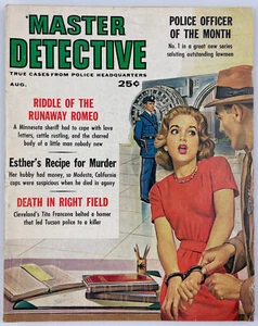 Master Detective Magazine, August 1961, Vintage True Crime Stories, Pulp - Picture 1 of 5