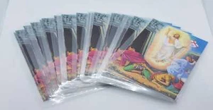 Tarjeta de regalo de bendición de plástico Resurrection 25 tarjetas/lote y flor en la parte posterior - Imagen 1 de 4