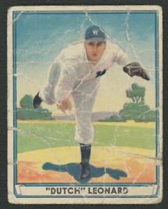 1941 Play Ball #24 Dutch Leonard ~P/FAIR Washington Senators
