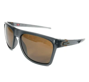 Oakley Sunglasses LEFFINGWELL OO9100-0257 Matte Gray Smoke Prizm Tungsten Lenses - Picture 1 of 11