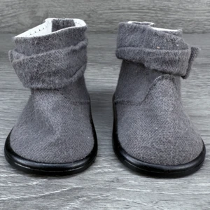 American Girl DOTY 2015 18" Doll Grace Meet Outfit Medium Gray Ankle Boots Only - Picture 1 of 10