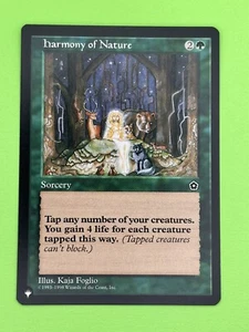 Harmony of Nature NM MTG The List uncommon green - Picture 1 of 3