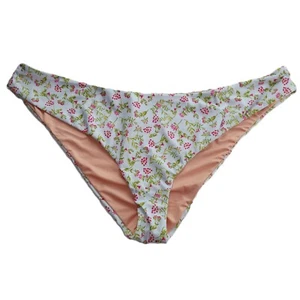 J. Crew Women's Curved Waist Cheeky Bikini Bottom Size 3X Cloud Meadow Floral - Picture 1 of 6