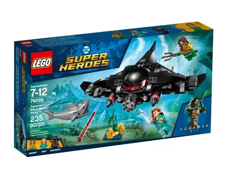 Lego Aquaman: Black Manta Strike 76095 Super Heroes Minifigure Building Set NIB - Image 1 of 1