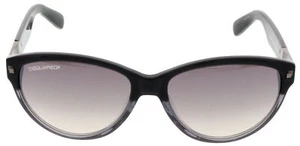 Dsquared DQ0147/S 05B Black Gradient Cat Eye Sunglasses - Picture 1 of 6