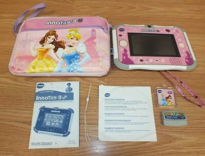 Genuine Vtech Innotab 3s Royal Princess Edition Game Tablet With Case *READ*  - Image 1 of 4