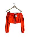 Urban Outfitters Pull Over NWT Size S 8 10 Off Shoulder Neon Orange Top Zip £56