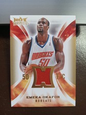 2008-09 NBA Fleer Hot Prospects Hot Materials Emeka Okafor #HM-EO Bobcats