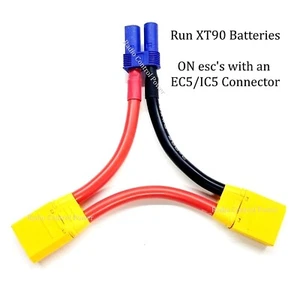 RCP EC5/IC5 to XT90 Series Harness 8 or 10 awg Wire - Picture 1 of 23