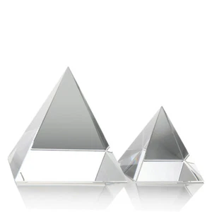 Glass Prism Crystal Pyramid Kaleidoscope Photography Props Home Decor - Picture 1 of 9