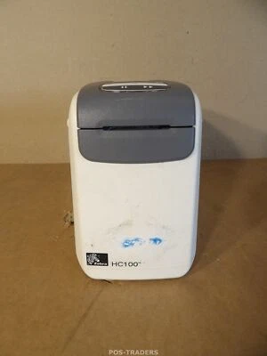 Zebra HC100 Thermal Patient ID Wristband Printer USB LAN HC100-300E-0100 + PSU - Bild 1 von 4