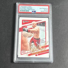 2022 Panini Donruss #173 Aleksei Oleinik Signed Card AUTO PSA Slabbed