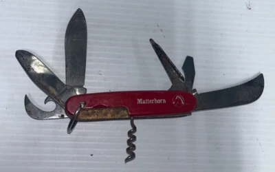 VINTAGE IMPERIAL MATTERHORN POCKET MULTI TOOL HAWKBILL KNIFE Made USA - Image 1 of 4