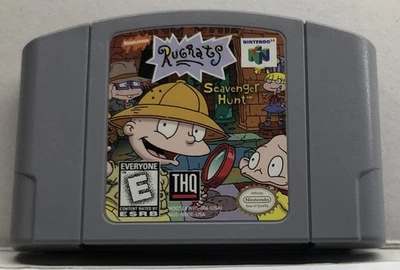 Rugrats: Scavenger Hunt (Nintendo 64, 1999) Authentic - Clean Pins - Tested - Image 1 of 2
