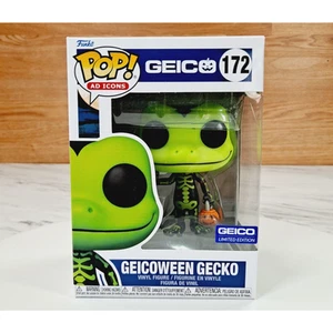 Funko Pop! Icono de anuncio Geico 172 Geicoween Esqueleto Gecko Geico Edición Limitada - Imagen 1 de 6